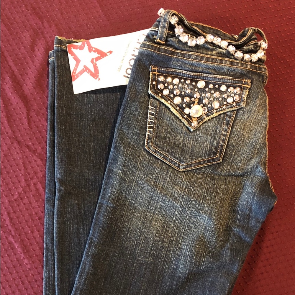 La idol Rhinestone Denim